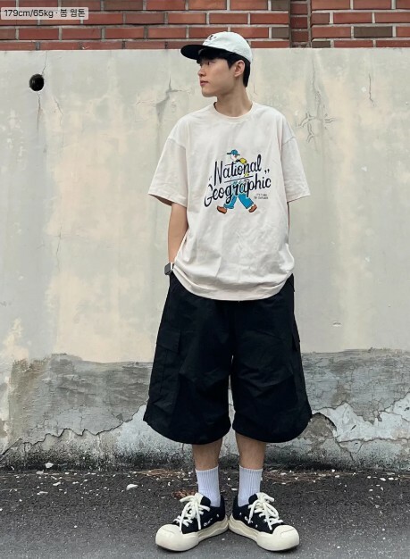 【代購】NATIONAL GEOGRAPHIC 國家地理 WALKER 微寬 印花 短袖 N252UTS904