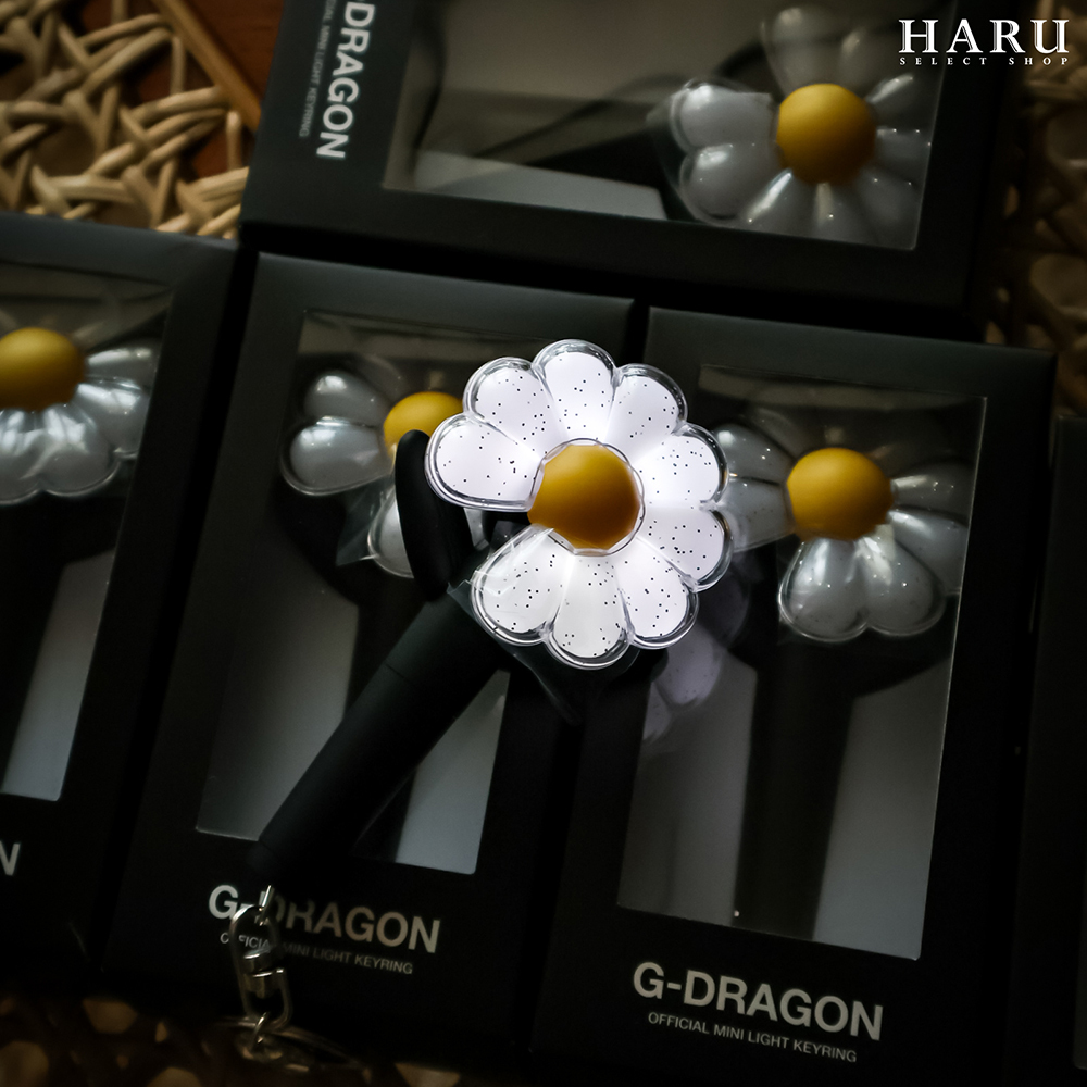 GD G-DRAGON Ubermensch Official Mini Light Keyring 應援 權志龍 小花 迷你雛菊燈 手燈 鑰匙圈