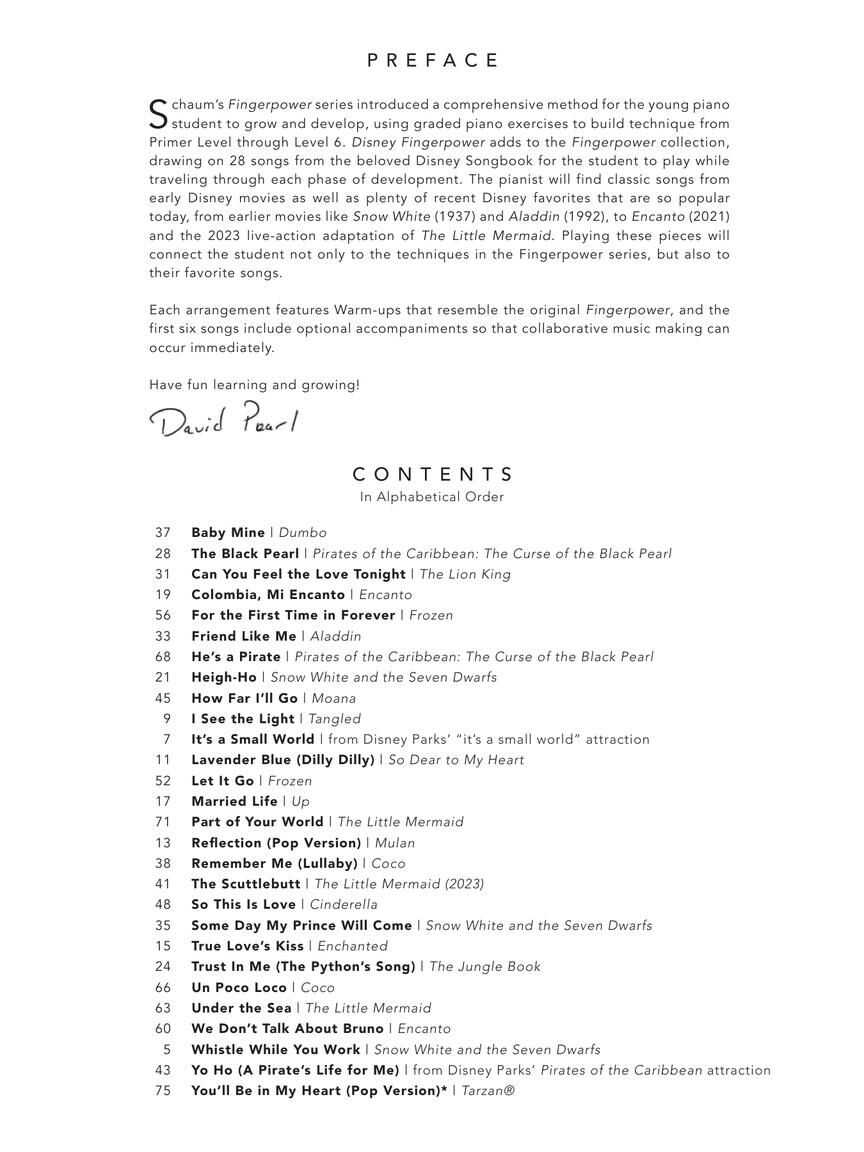 《Fingerpower Disney》28 Beloved Film Favorites for Piano Solo