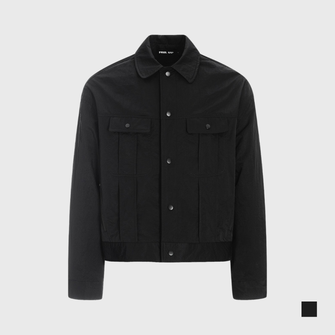 質感排扣夾克外套