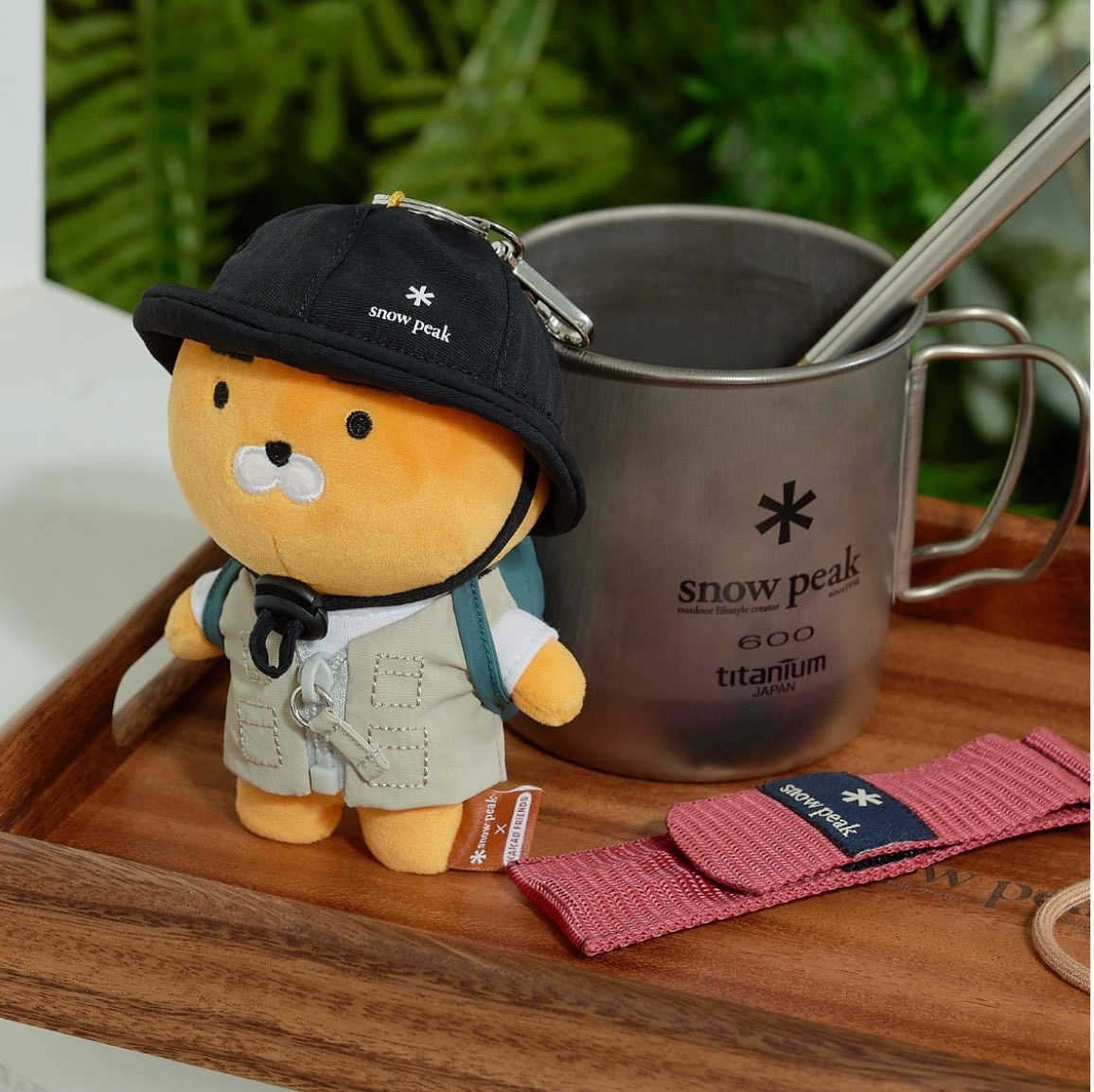 雪峰 Snow Peak x Kakao Friends 合作款 鑰匙圈/吊飾