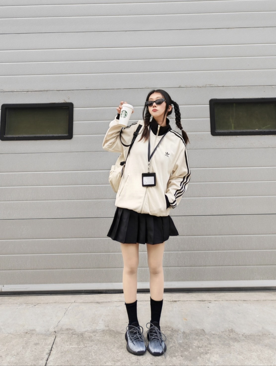 ADIDAS WAFFLE BBTT 立領 華夫格 立領 休閒外套 鬆餅紋 情侶款 JW0109