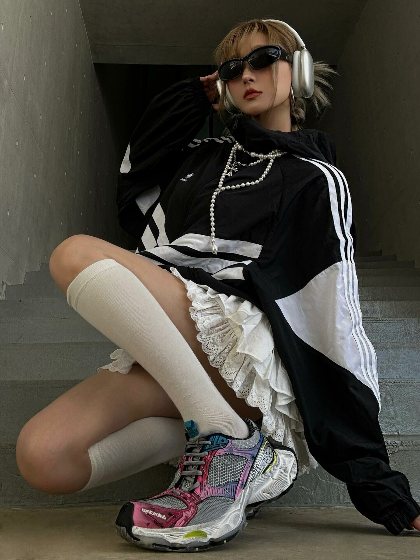 Adidas Originals Adicolor Windbreaker 連帽外套 三葉草 寬鬆 長袖 黑色/預購