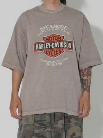 洗水英文字短袖Tee AUDAU-018T