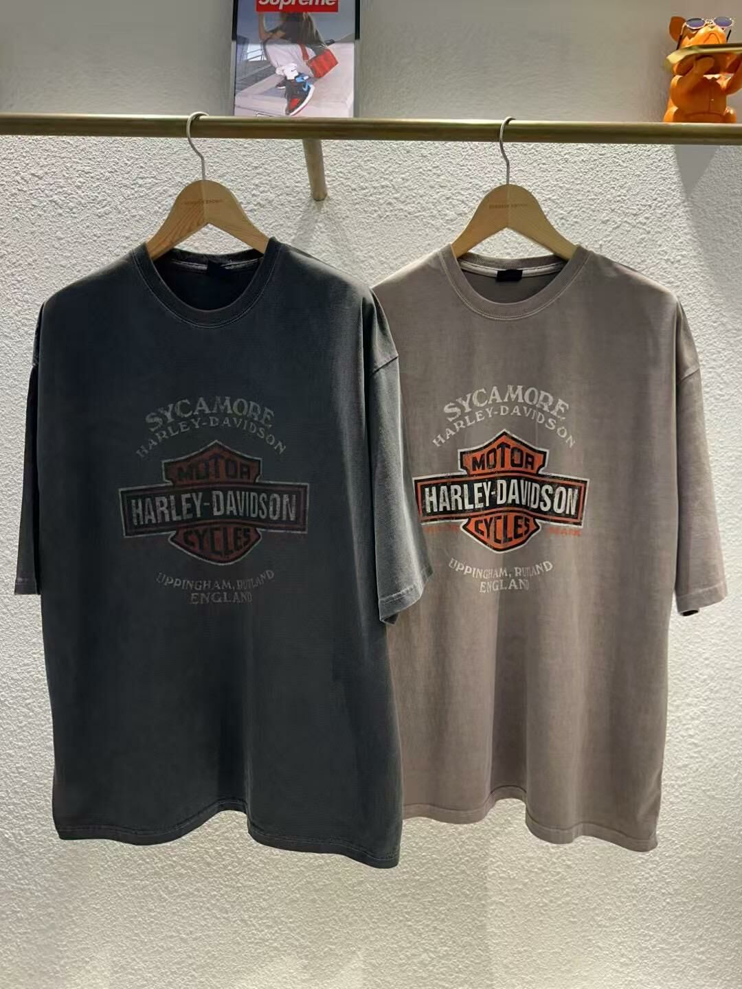 洗水英文字短袖Tee AUDAU-018T