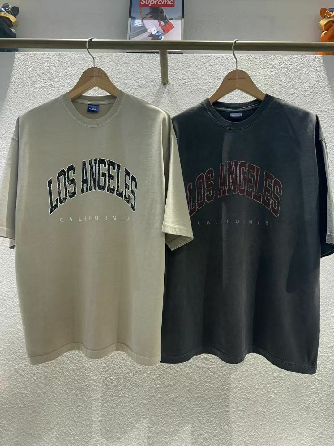 英文字短袖Tee AUDAU-021T