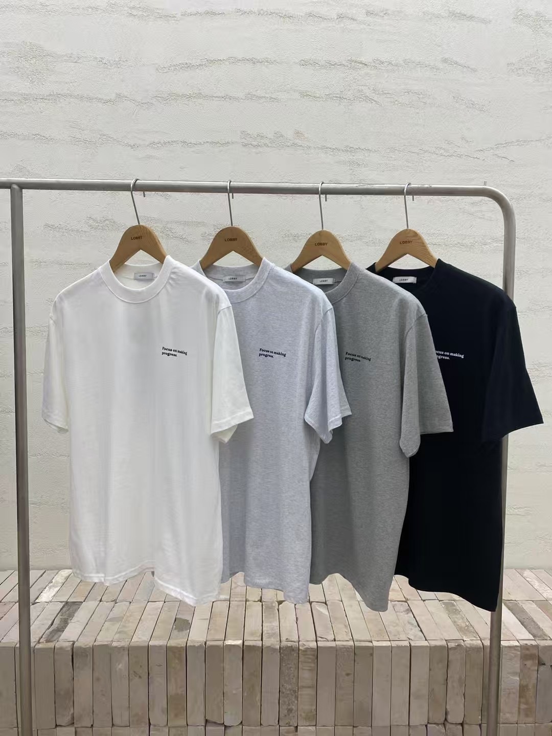 正韓➸簡單字母撞色Ｔ