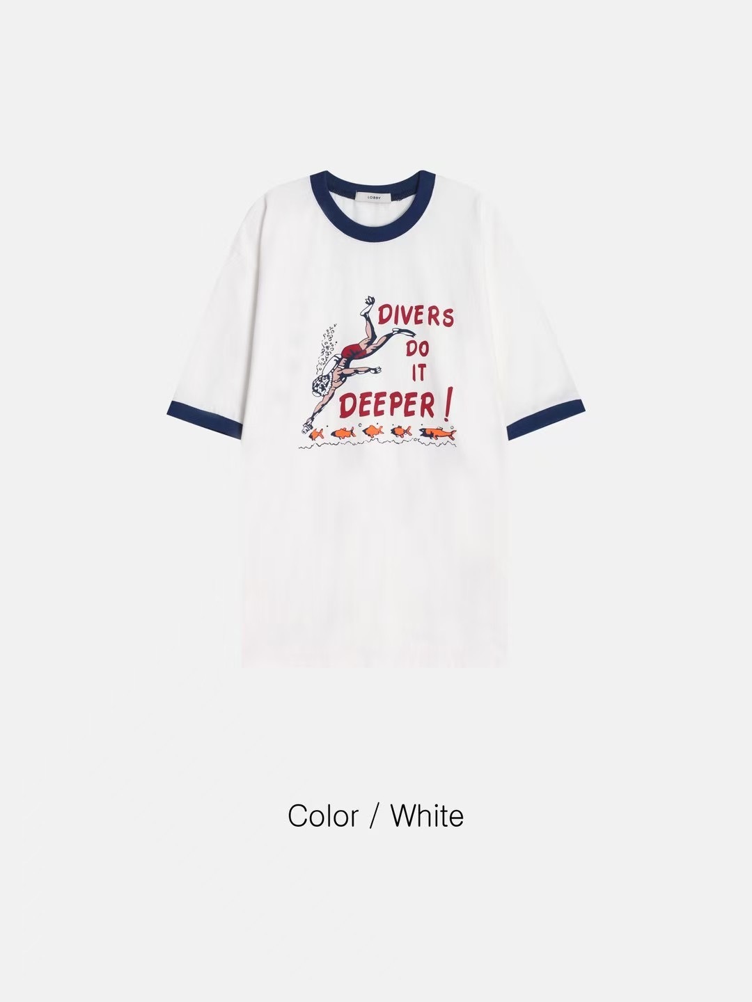 正韓➸跳色拼接領圖Ｔ