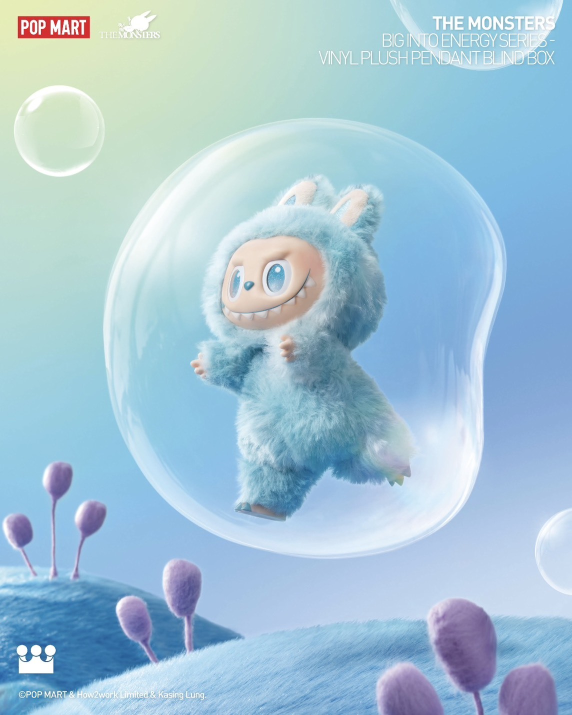 POPMART 泡泡瑪特Labubu 3.0 前方高能搪膠毛絨系列盲盒