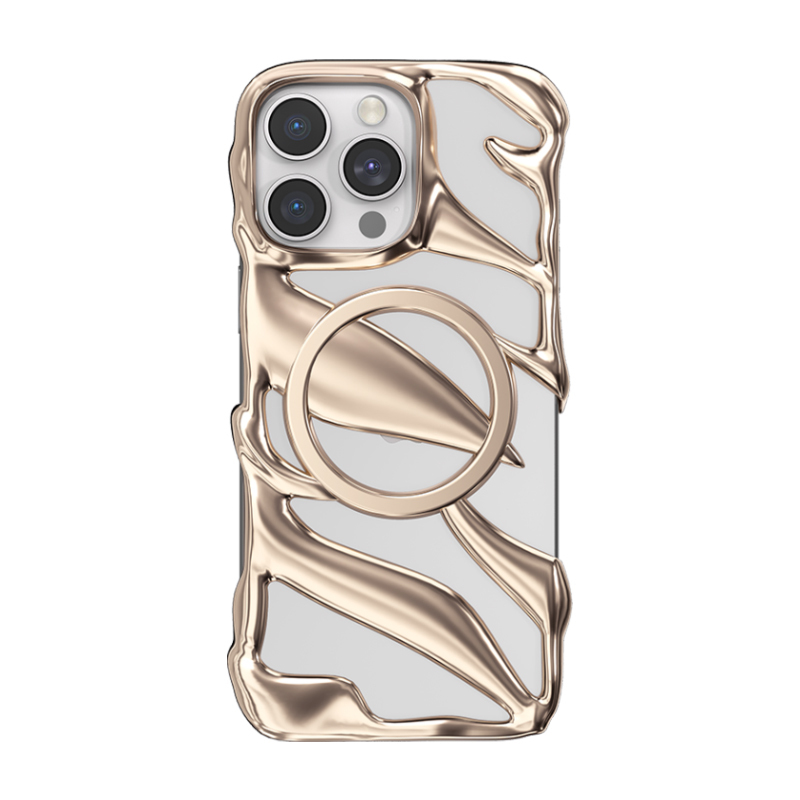 Kingxbar｜DillyDay 光年系列 iPhone 16 系列 MagSafe 磁吸金屬鏤空殼