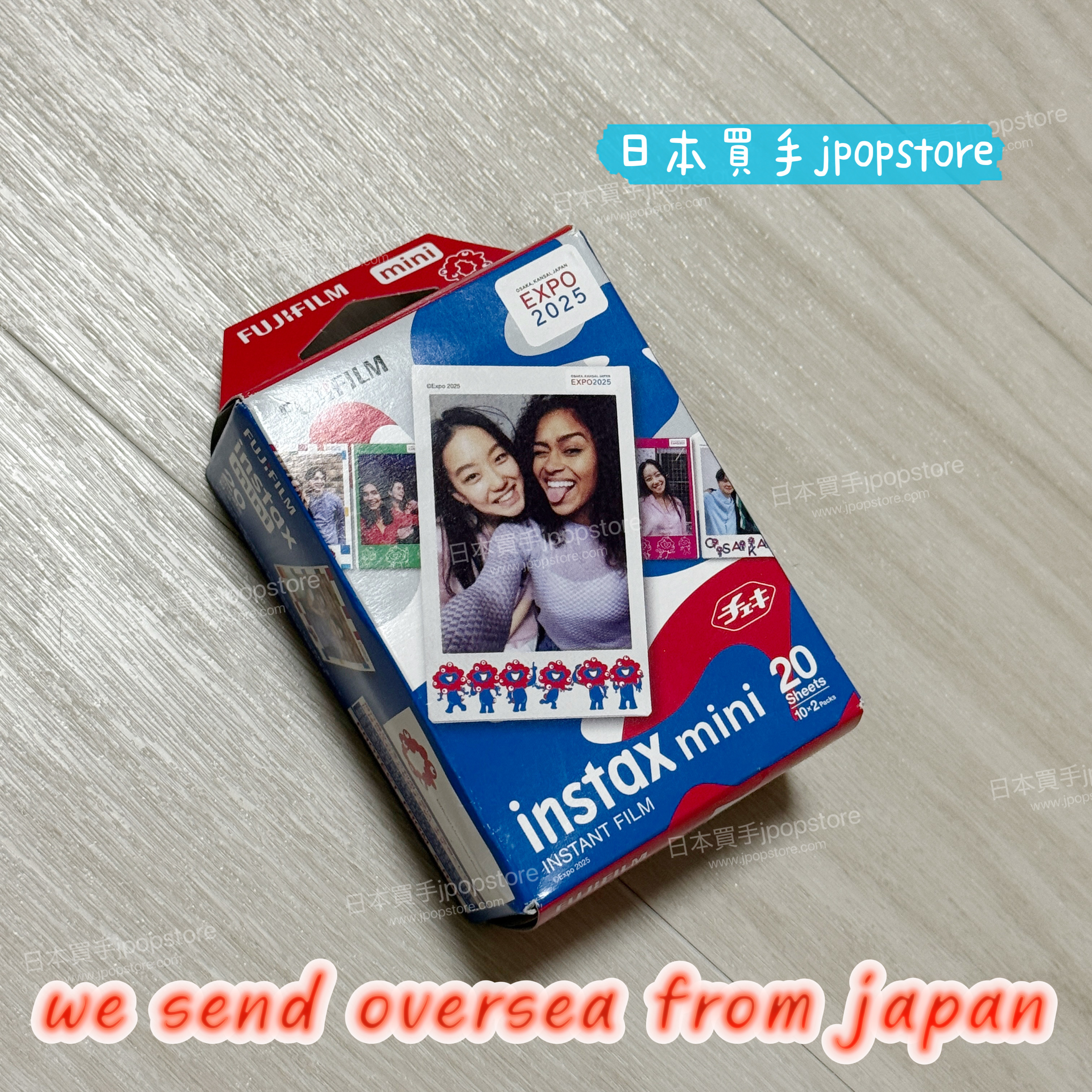 大阪萬博 EXPO 2025 Fujifilm Instax 底片（10張裝 x2 ）｜限定拍立得菲林｜JPOPSTORE