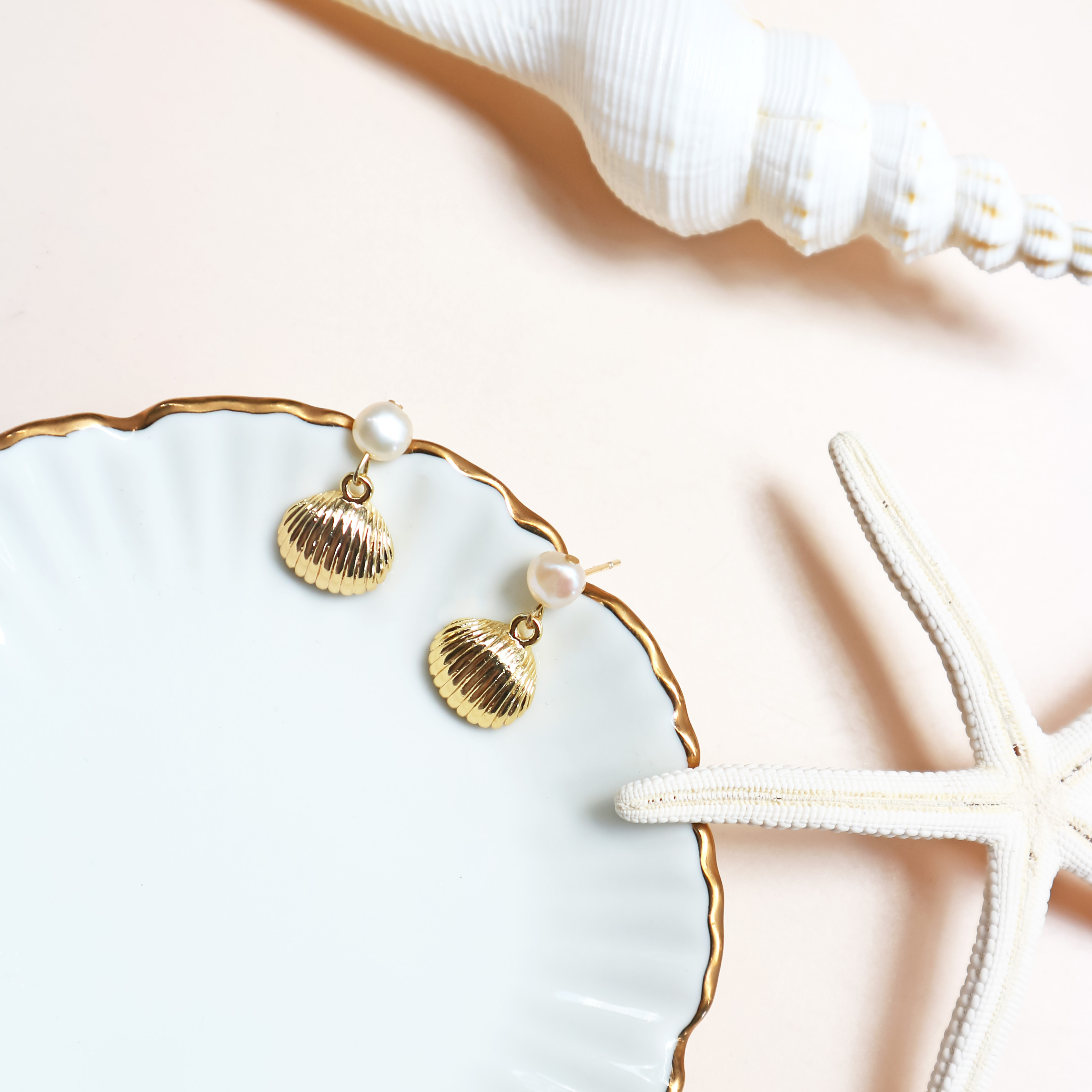 Shell 耳環