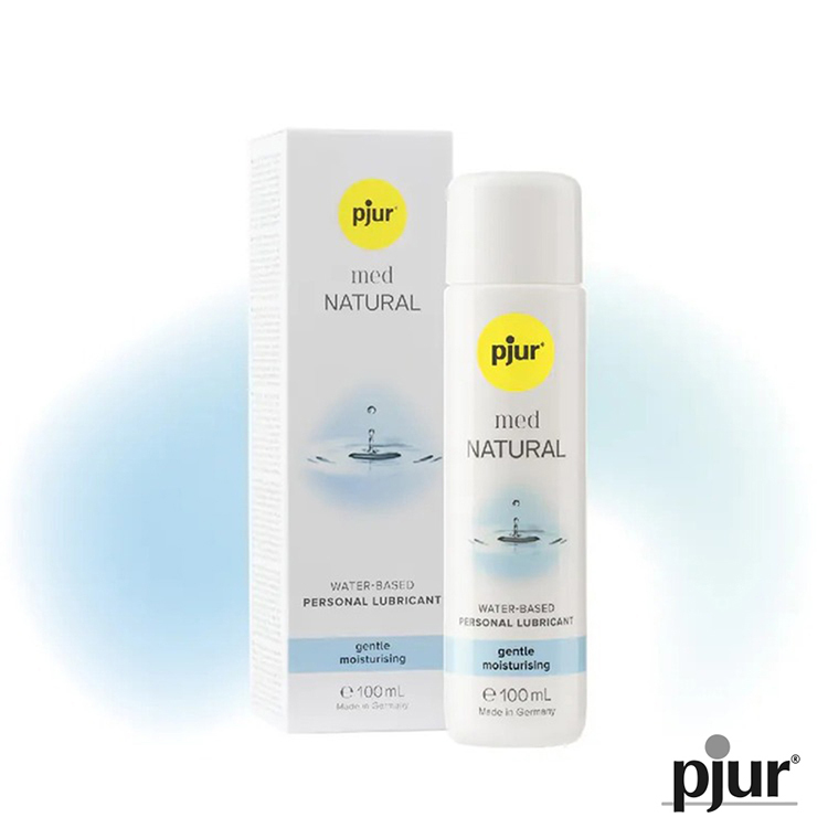 pjur med NATURAL glide 敏弱植萃保濕 水性潤滑液-100ml