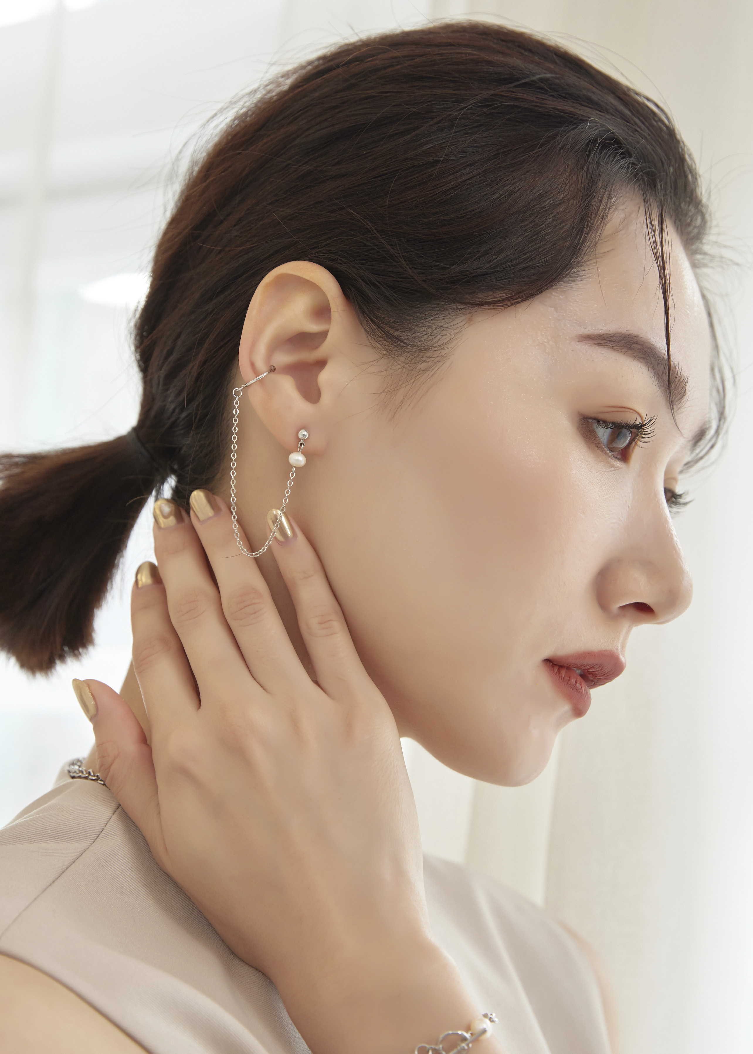 Sao 耳骨夾組合-銀