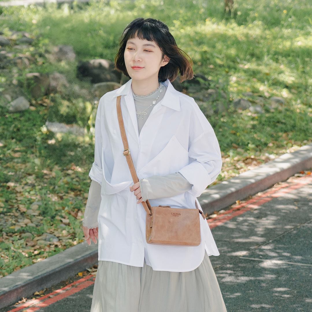 真皮精簡復古小包-四色(5485)