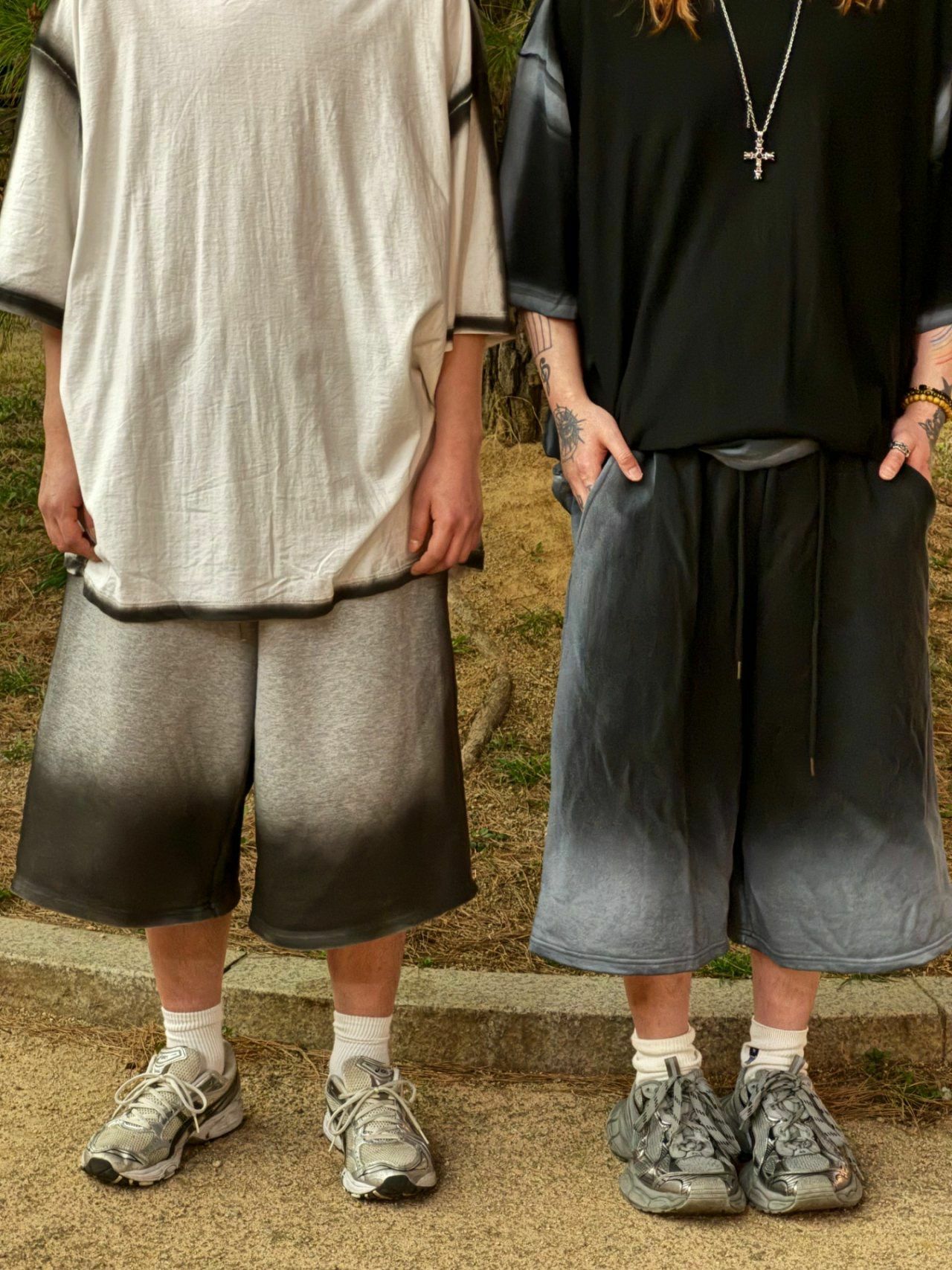 仿污短褲 GLAMOUR-078P