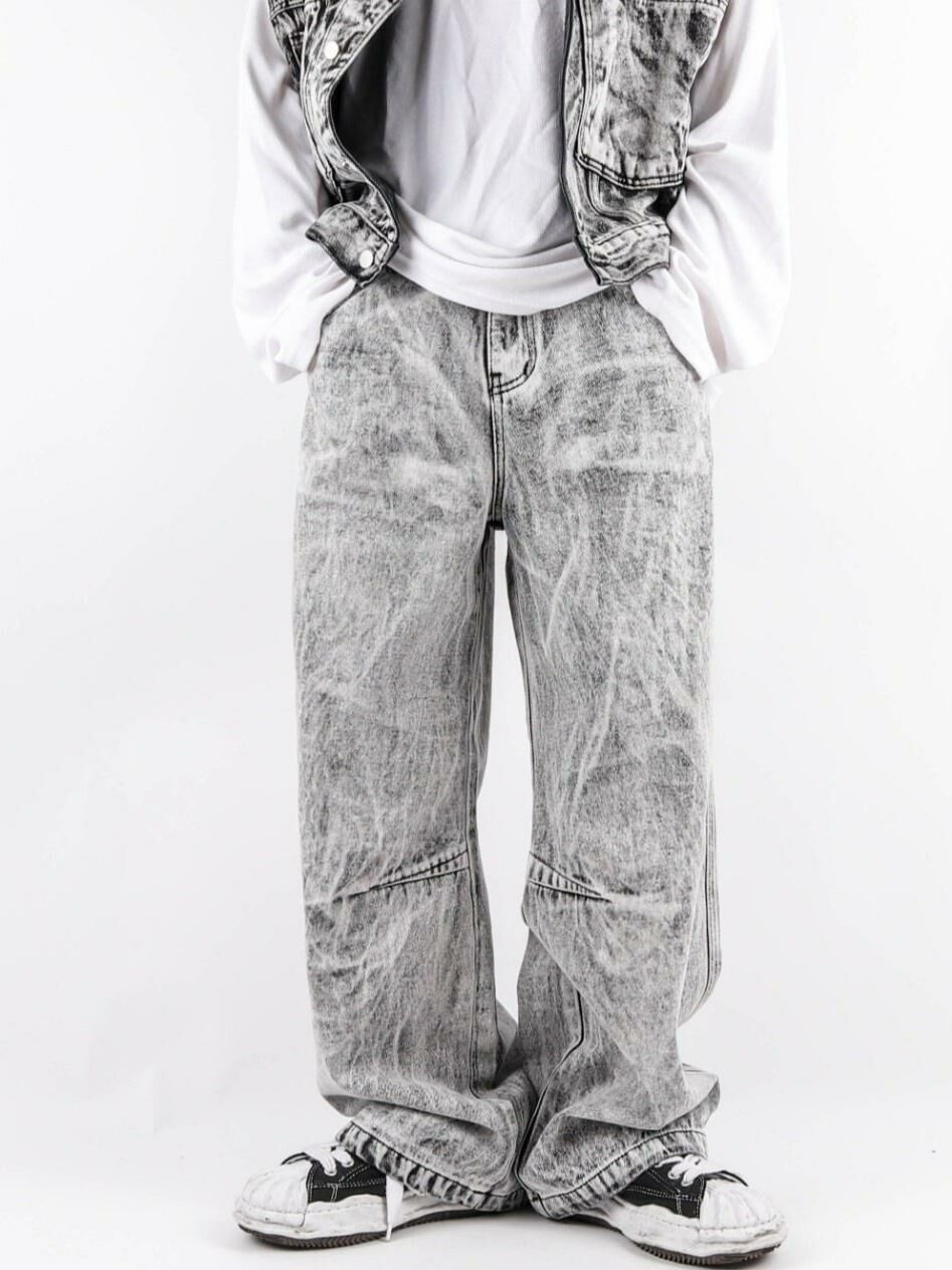 洗水鬆身牛仔褲 GLAMOUR-080P