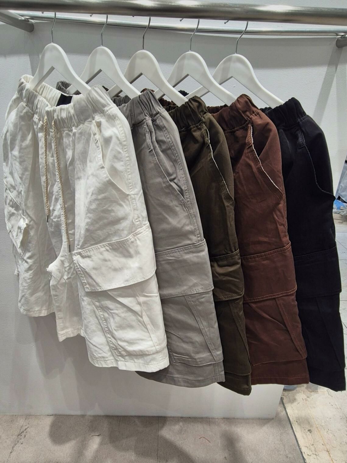 淨色工裝短褲 P3062