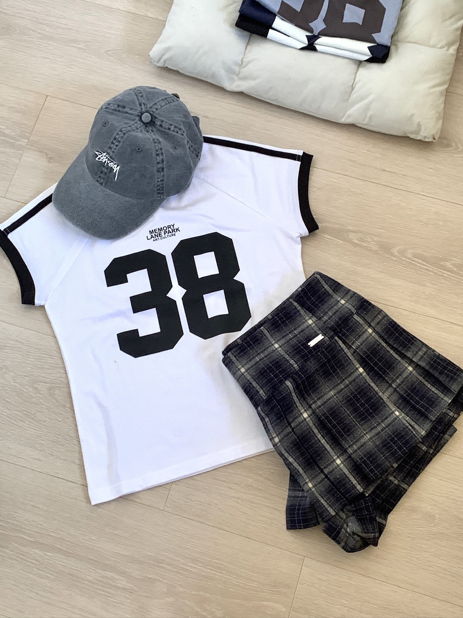 正韓 運動少女數字短袖球衣（4colors）