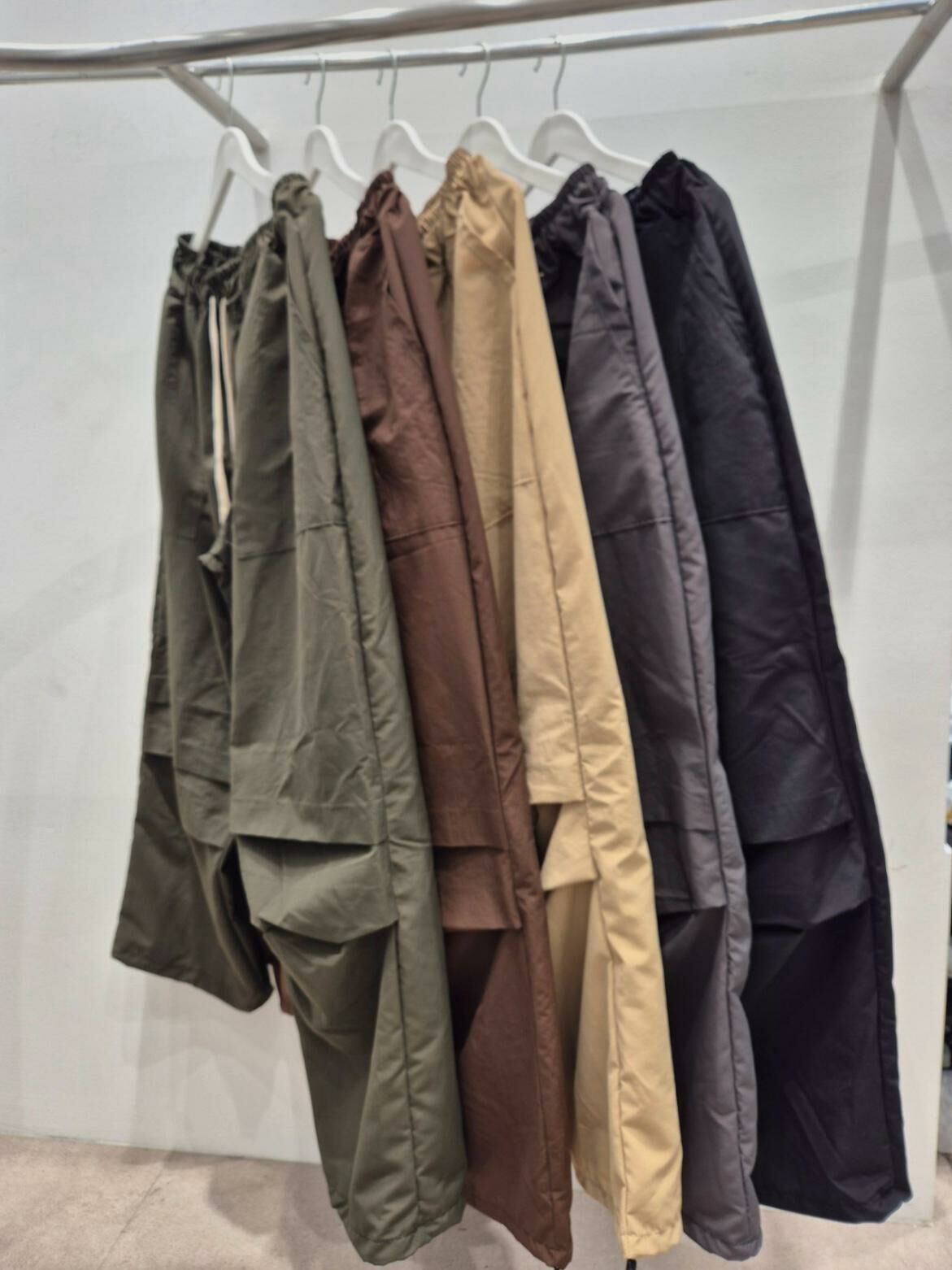 淨色可束腳鬆身褲 P3064