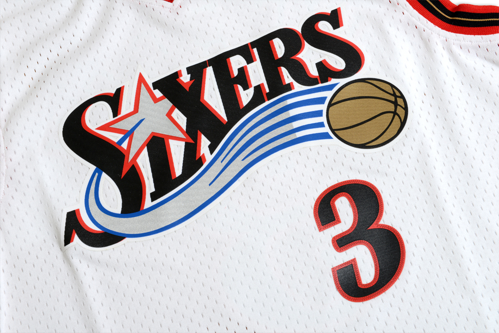Mitchell & Ness 費城76人隊 Allen Iverson 2000-2001 復刻 Swingman 球衣