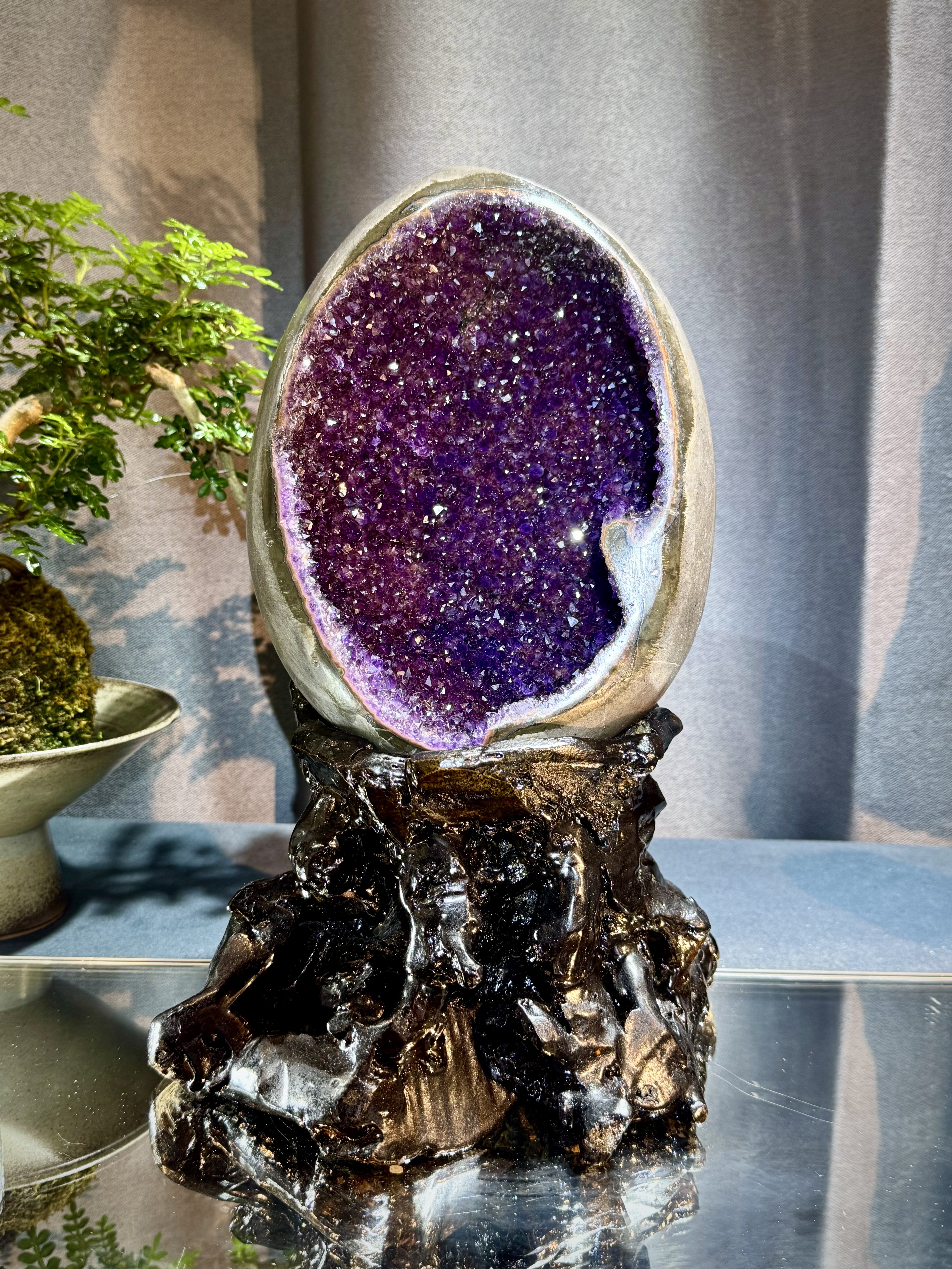 帝皇紫紫水晶恐龍蛋 7014