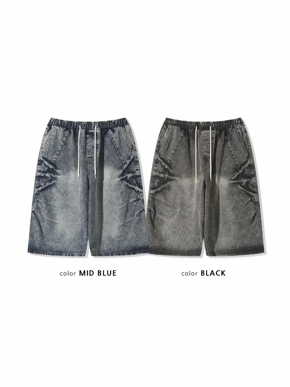 洗水牛仔短褲 UNUSED-083P