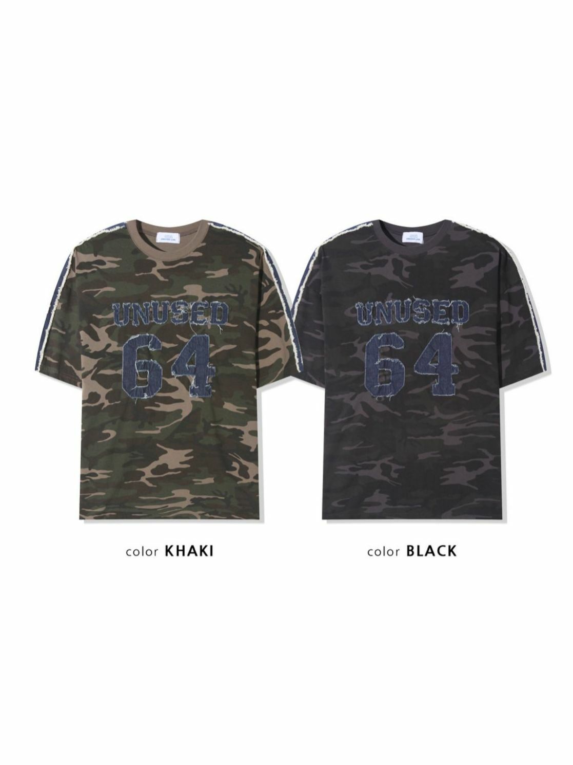 迷彩數字短袖Tee USED-084T