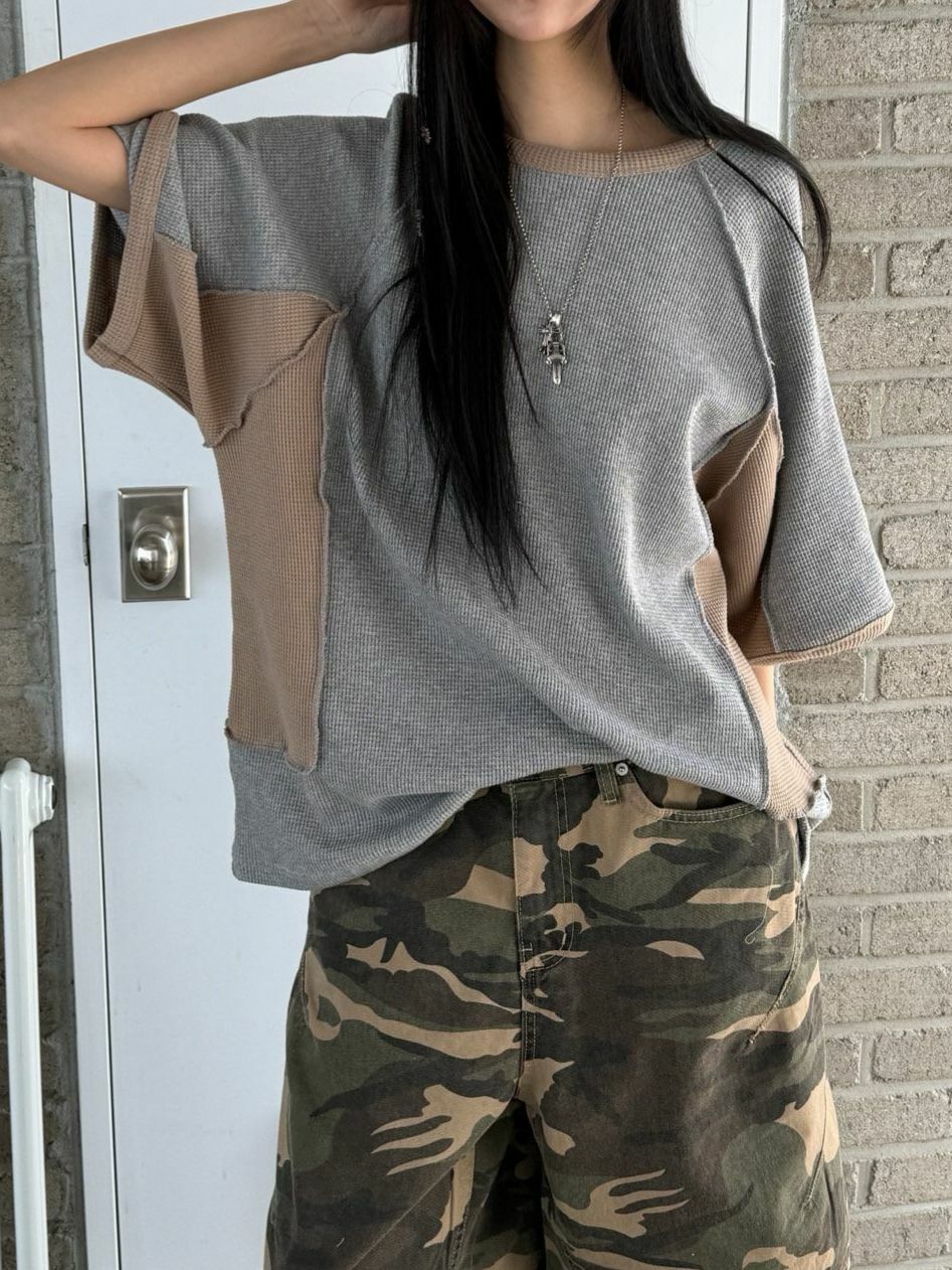 拼色短袖Tee UNUSED-086T