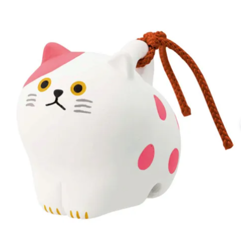 日式陶瓷貓貓鈴鐺 (非日本製)