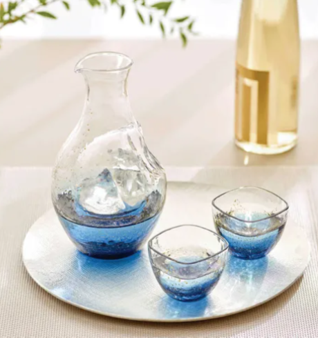 日本江戶玻璃八千代窯清酒杯套裝 (日本製)