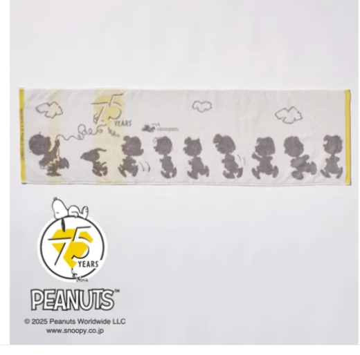 日本今治xSNOOPY超長毛巾34x120 (日本製)