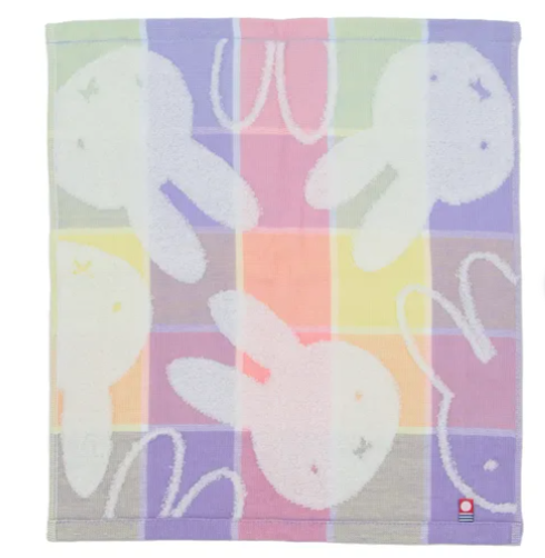 日本今治xMIFFY彩格方巾34x35 (日本製)