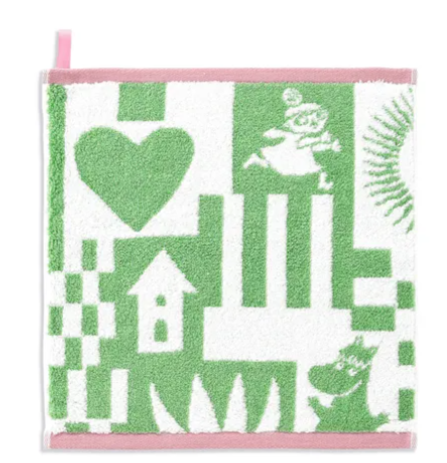 日本MOOMIN 80週年方巾34x35 (日本製)