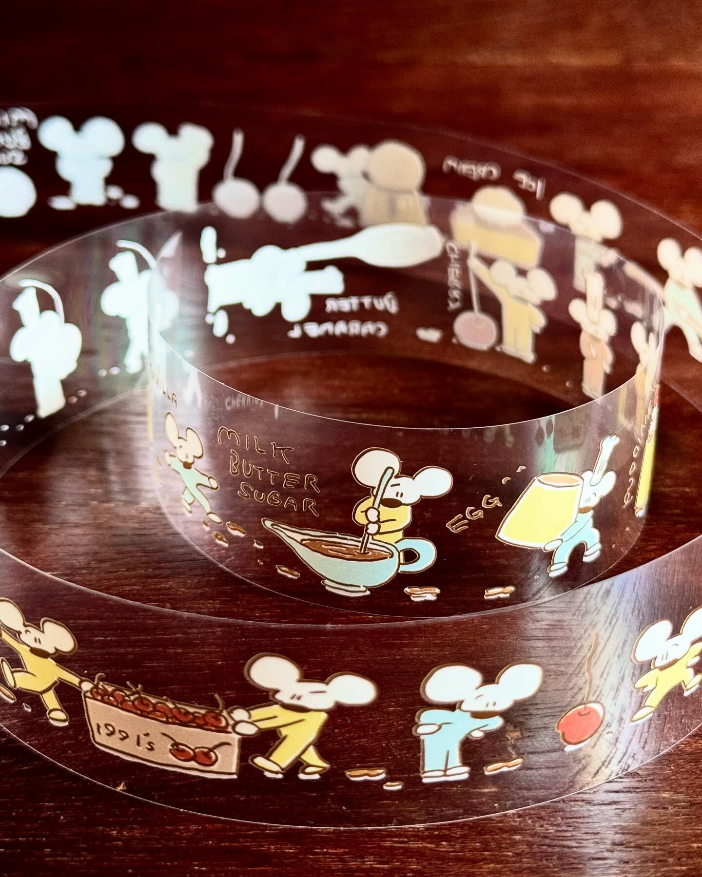 布丁公園 小老鼠PET膠帶｜1991w2992