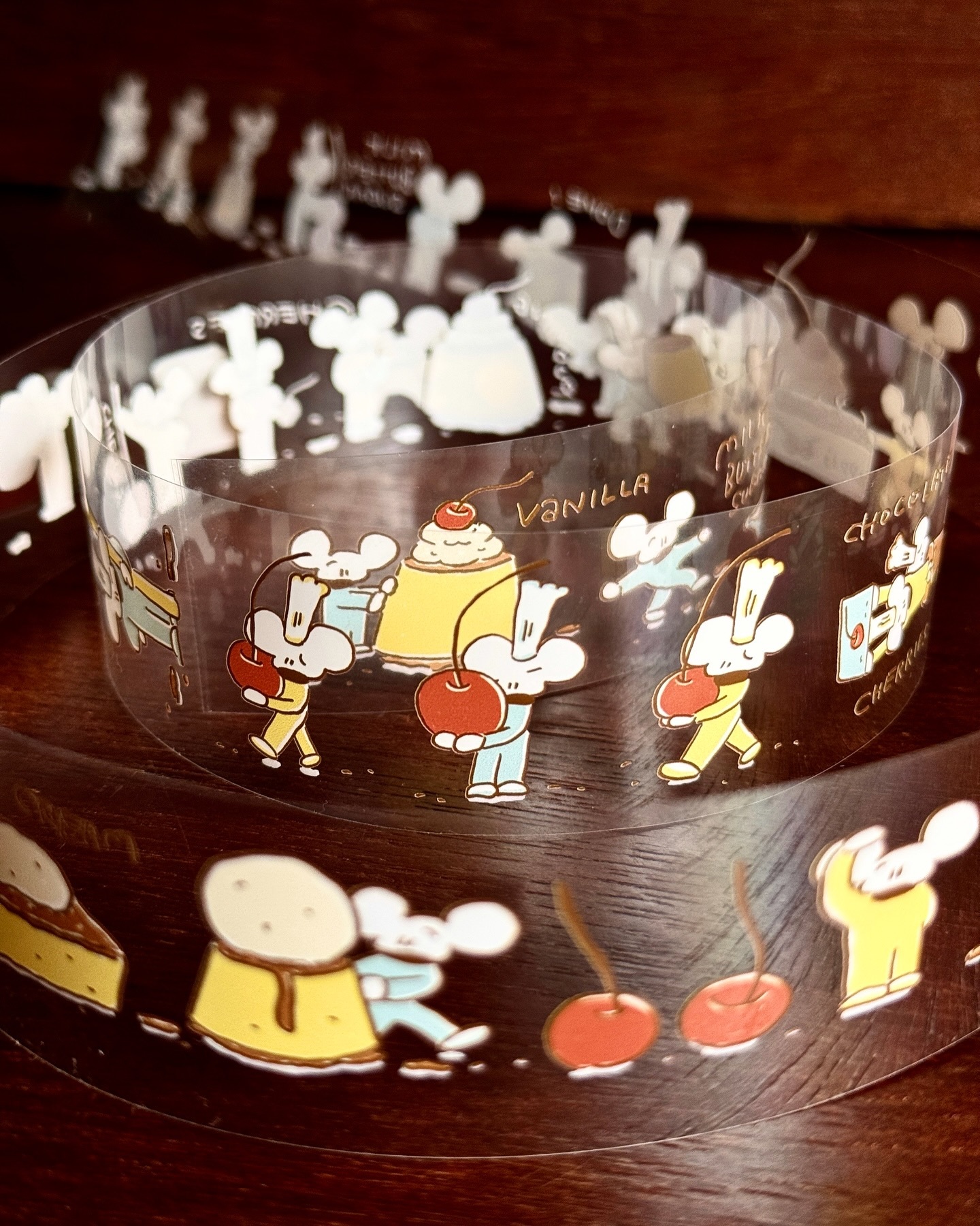 布丁公園 小老鼠PET膠帶｜1991w2992