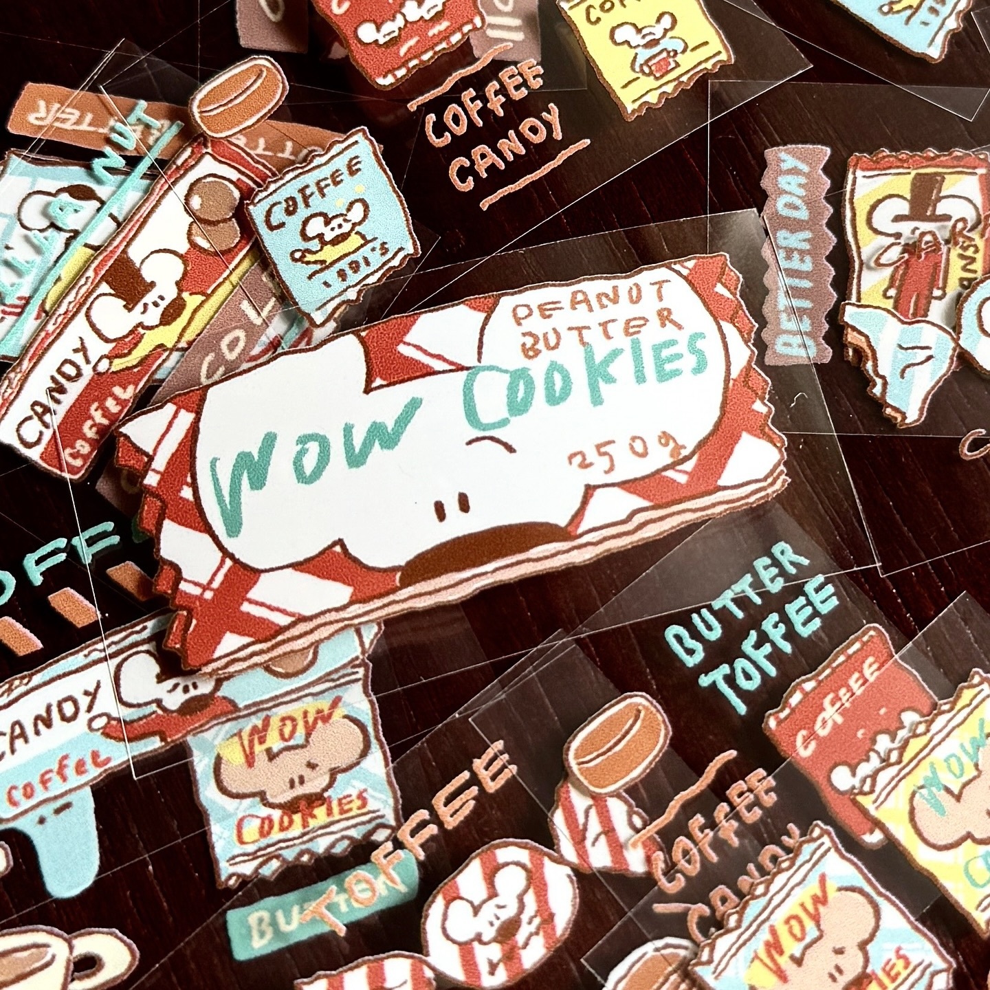 cookies 小老鼠PET膠帶｜1991w2992