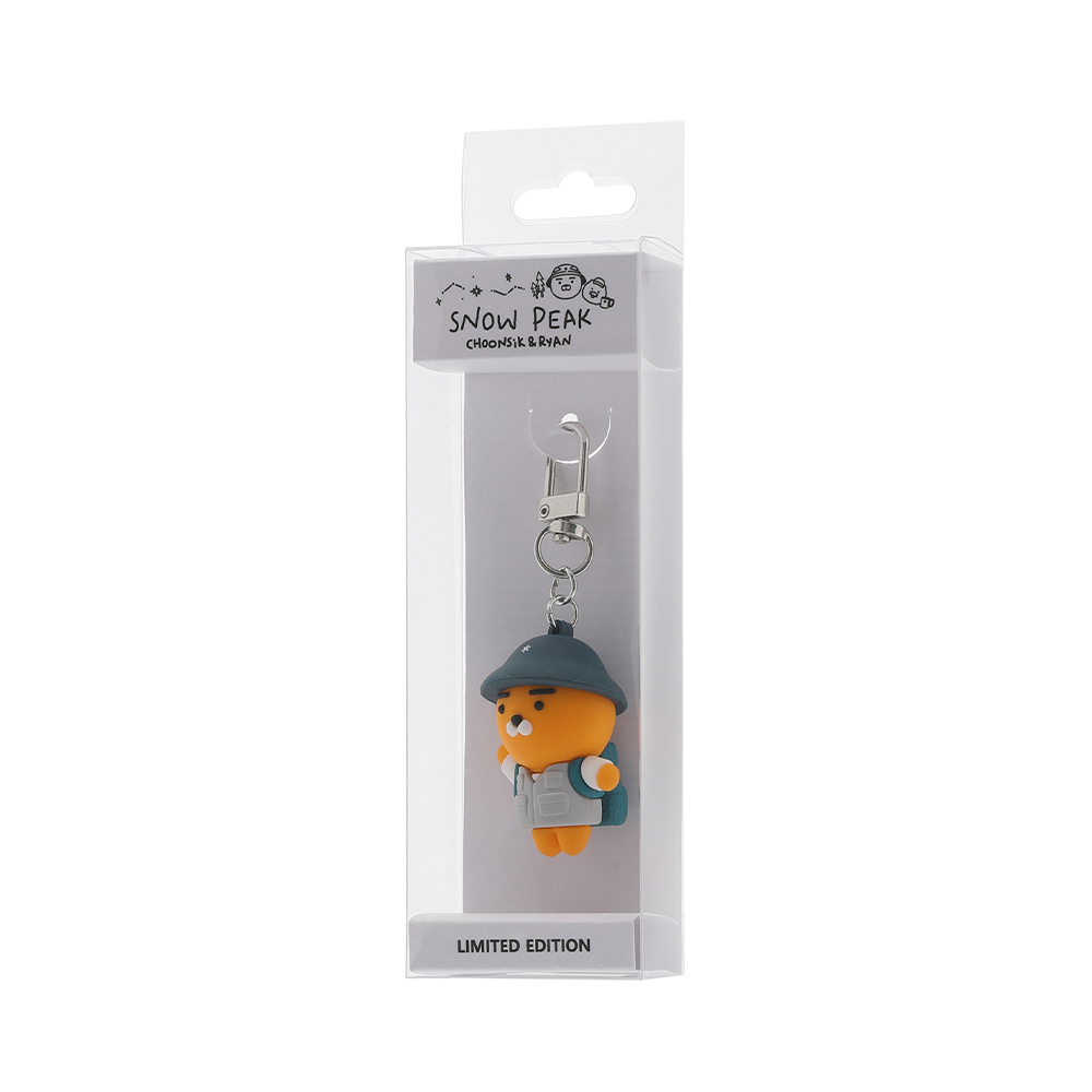 【Snow Peak】 [Snowpeak x Kakao Friends] Ryan Keyring Snow Peak x KAKAO Friends RYAN Camper Plush Doll Keyring