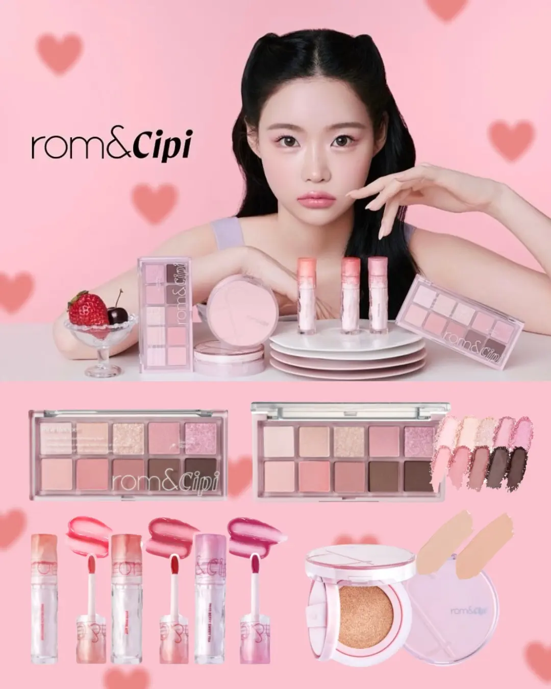 預 購 產 品 【預計兩星期到貨】丨日 本 直 送 Rom&nd x CipiCipi 特別限量版限定眼影