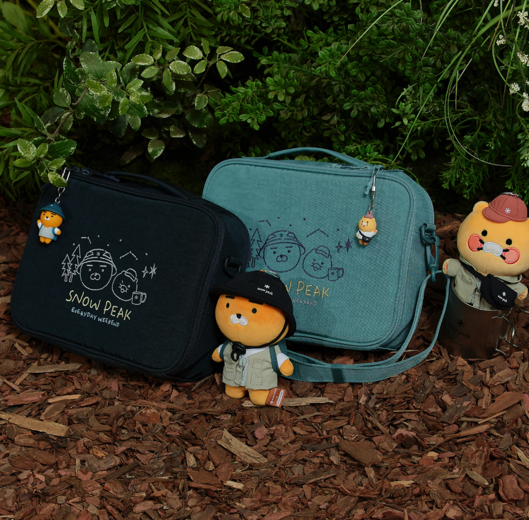 snow peak X Kakao Friends Picnic Bag 萊恩露營側背包