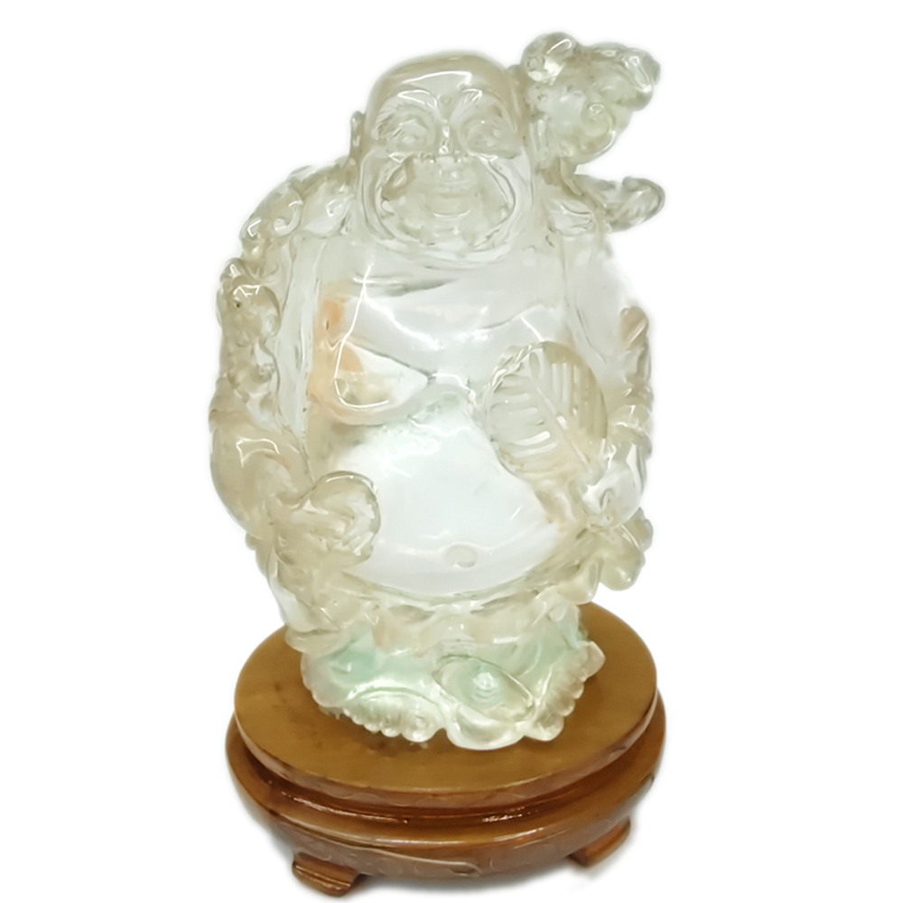 財神水精品開運晶擺件14公分【十方】117210