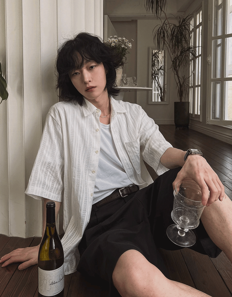 Lopez 網眼短袖襯衫