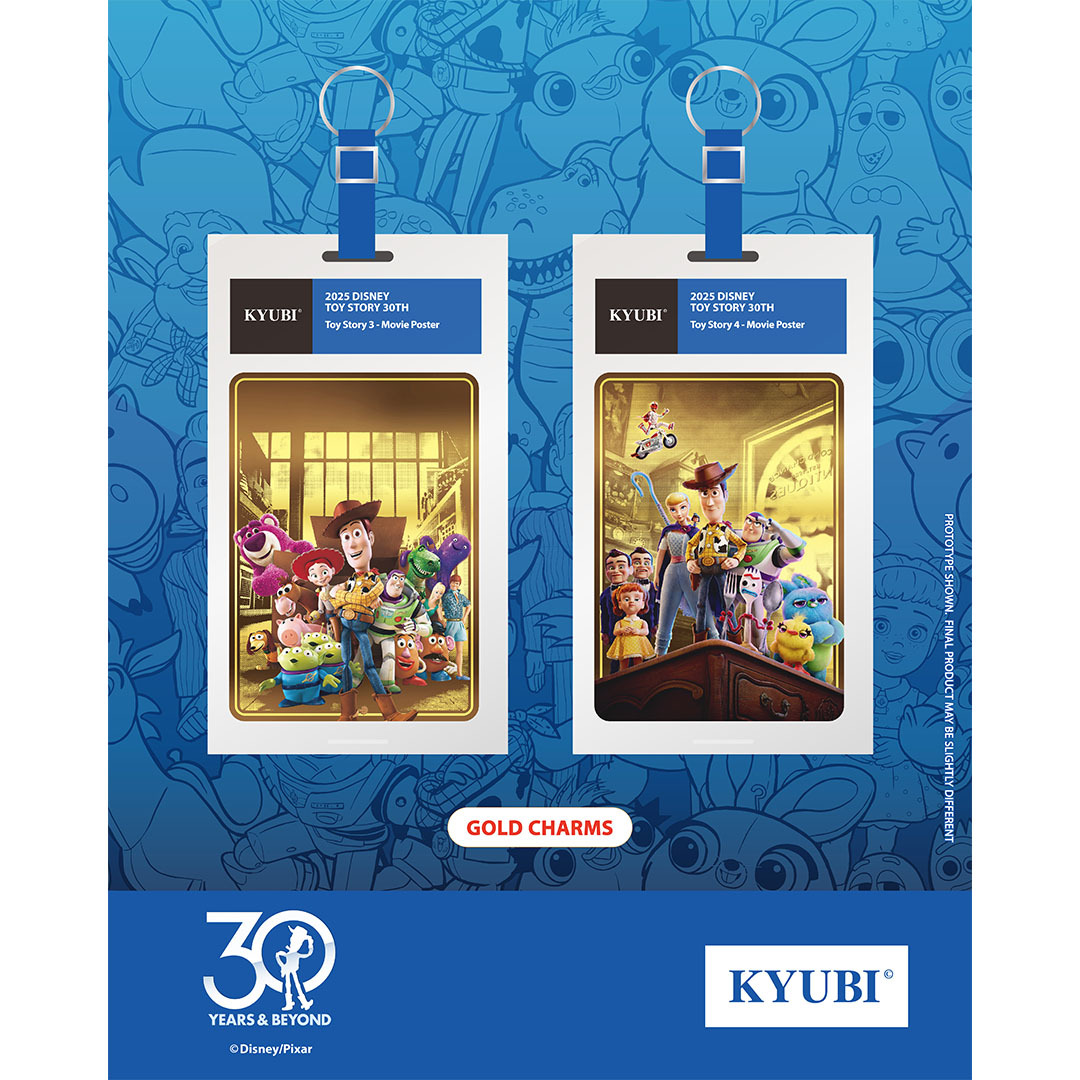 KYUBI 金屬收藏掛飾盲盒系列 第六彈 - 反斗奇兵30周年