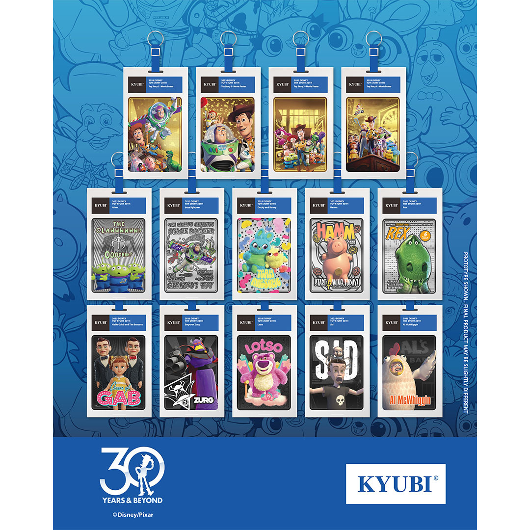 KYUBI 金屬收藏掛飾盲盒系列 第六彈 - 反斗奇兵30周年