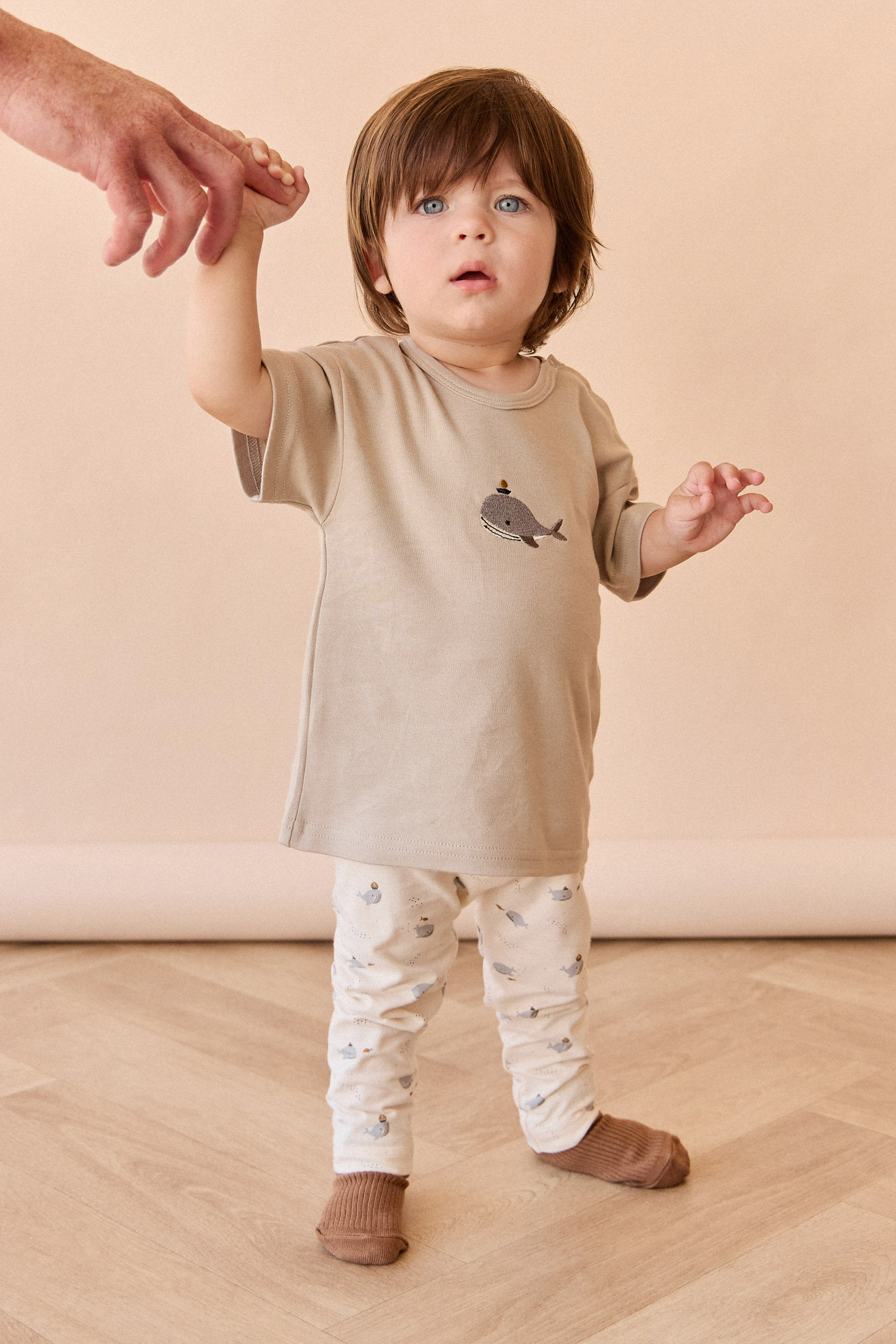 【預購】JAMIE KAY - Organic Cotton Everyday Legging（Whales）