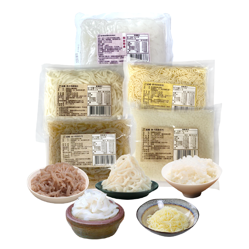 年方十八 超纖微卡蒟蒻麵 蒟蒻米