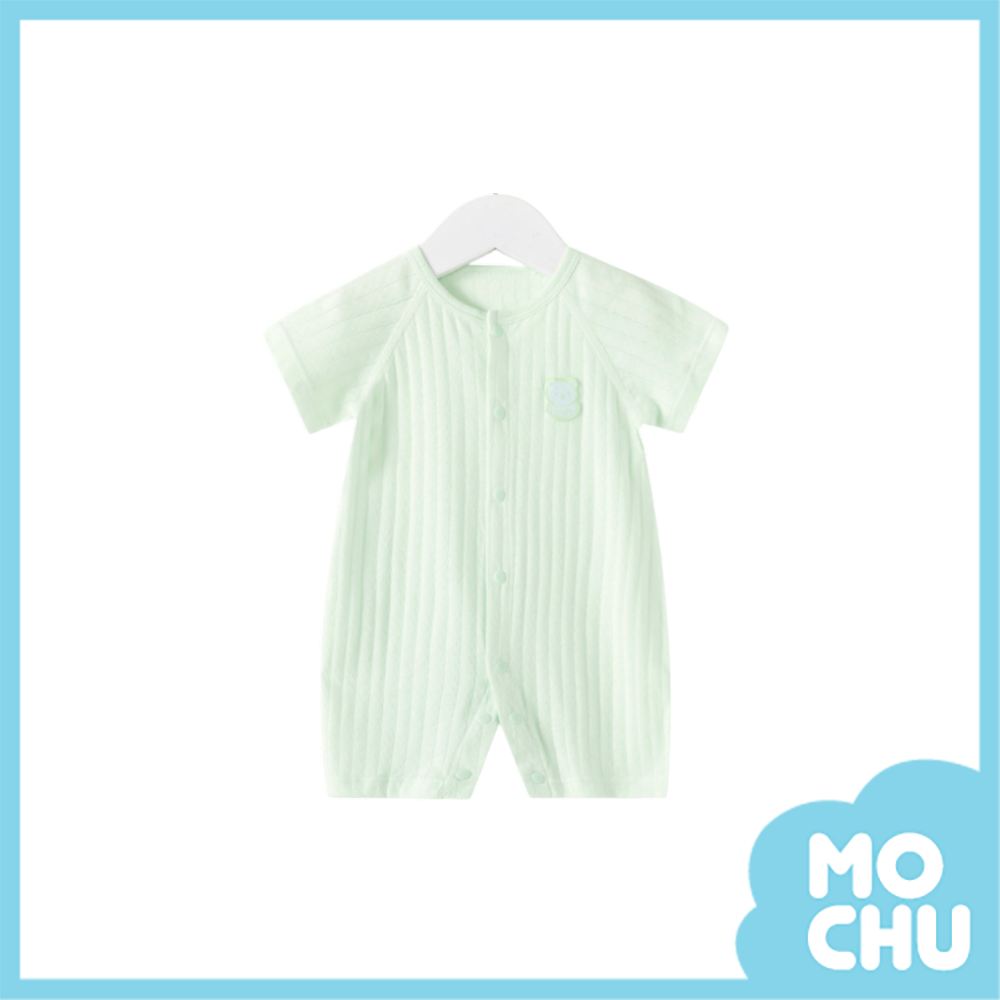 小熊薄款短袖連身衣(兩色)