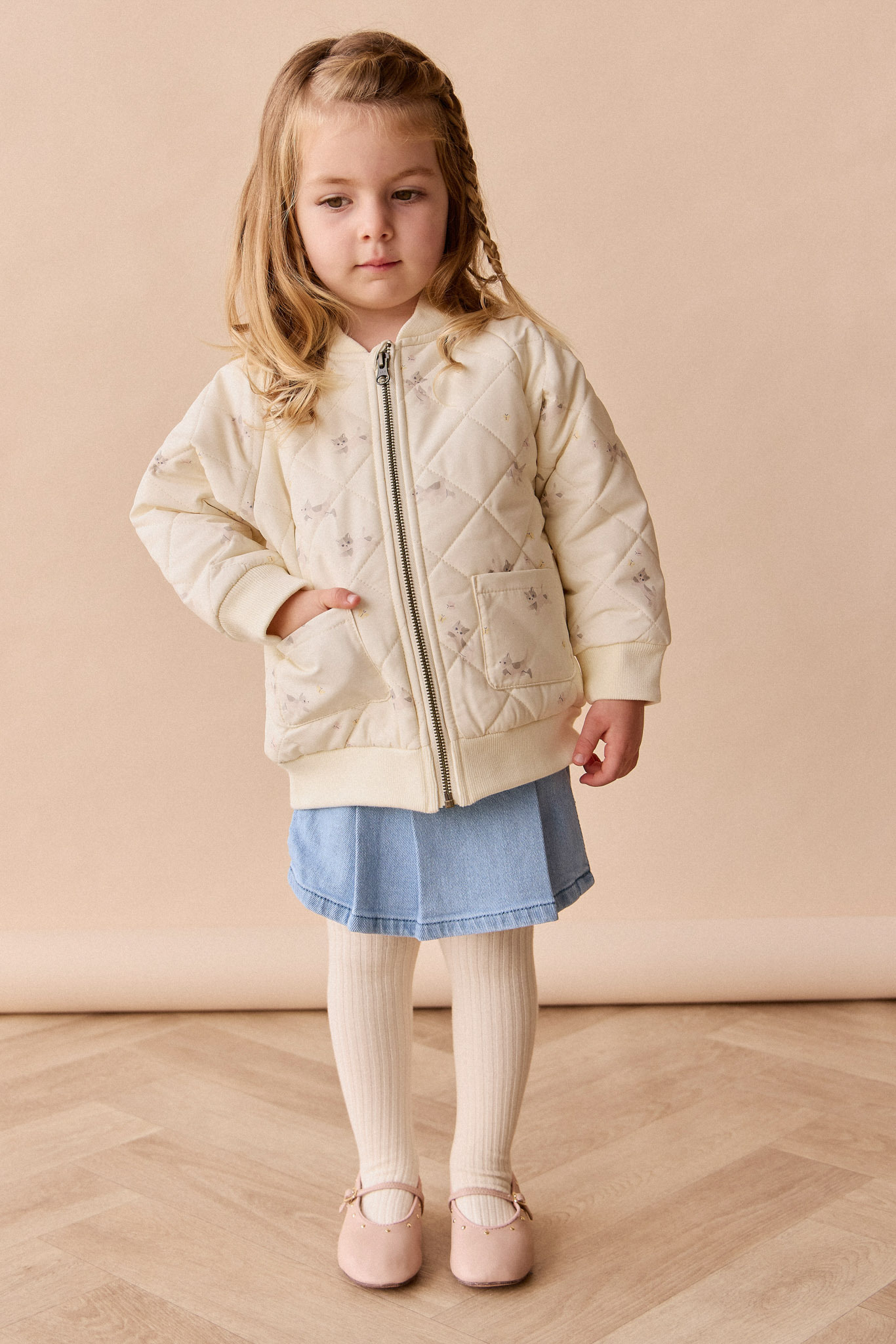 【預購】JAMIE KAY - Cammy Jacket （Playful Kitten Whisper White）