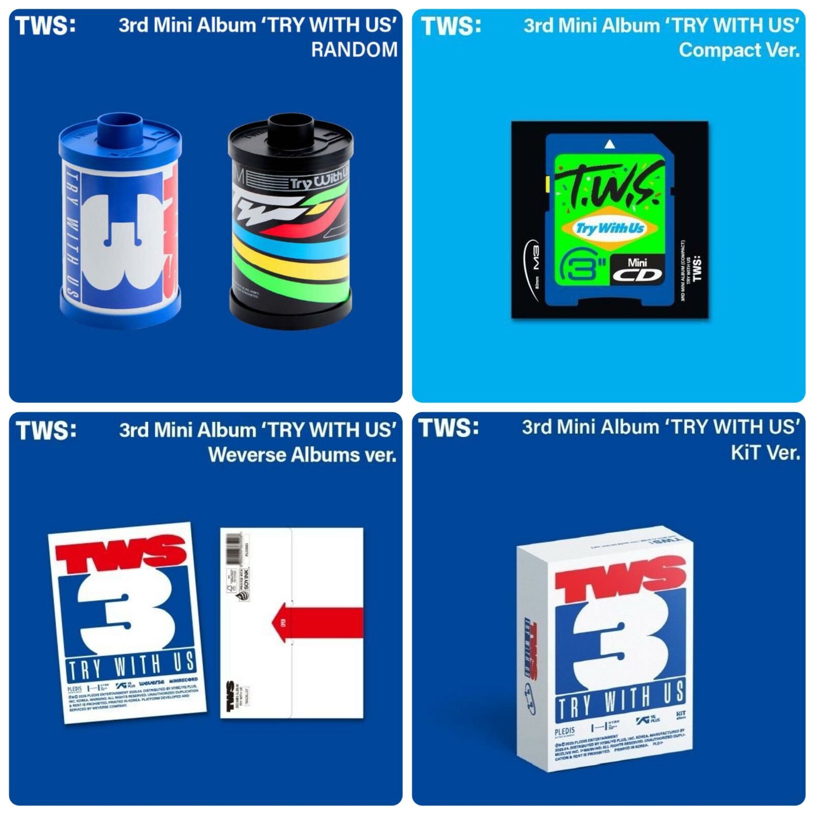 TWS - TWS 3rd Mini Album 'TRY WITH US'[Compact Ver