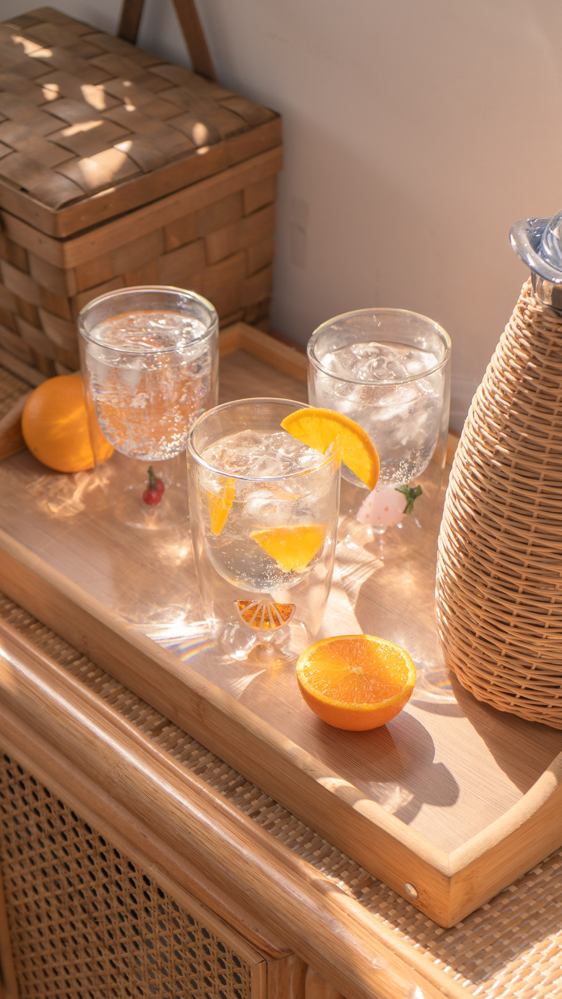 立體水果玻璃杯